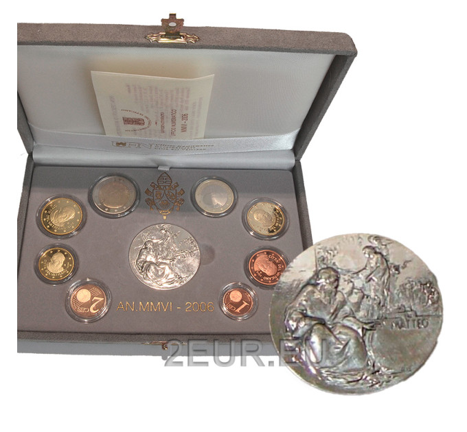 Vatikani komplekt proof 2006 - Euromüntide komplekt