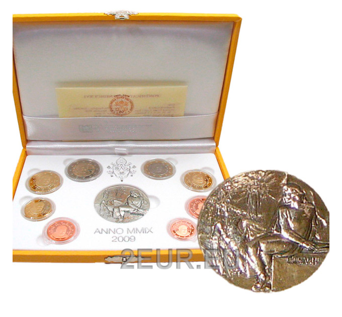 Vatikani komplekt proof 2009 - Euromüntide komplekt