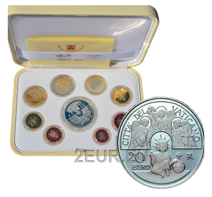 Vatikani komplekt proof 2017 - Euromüntide komplekt