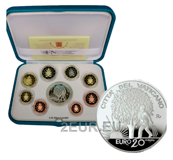 Vatikani komplekt proof 2019 - Euromüntide komplekt