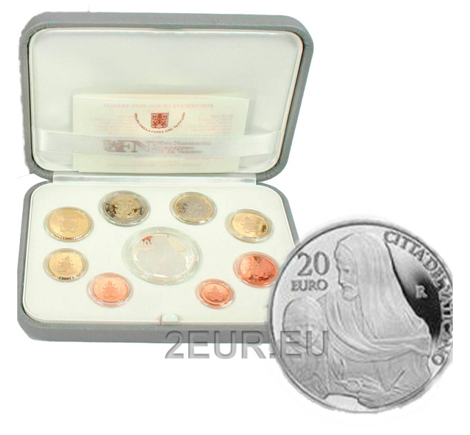 Vatikani komplekt proof 2020 - Euromüntide komplekt