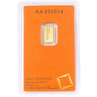 1g Gold Bar Valcambi