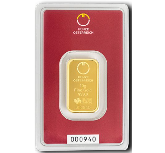 10g Kuldkangi Austrian Mint
