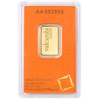 10g Gold Bar Valcambi