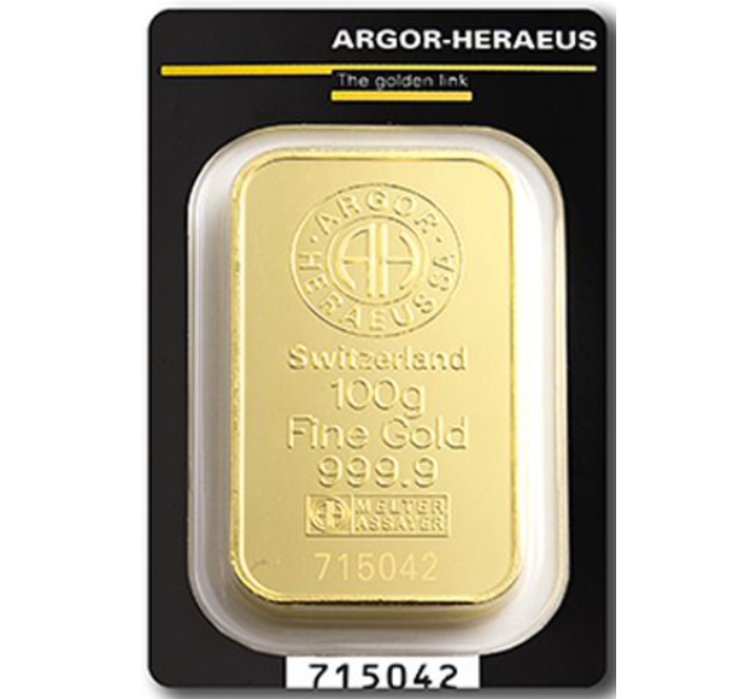 100 g Kuldkangi Argor Heraeus