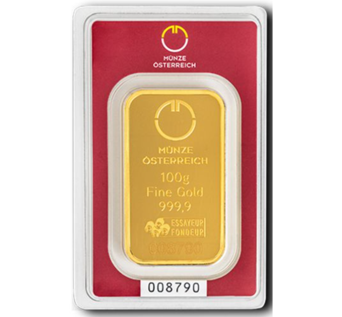 100 g Kuldkangi Austrian Mint