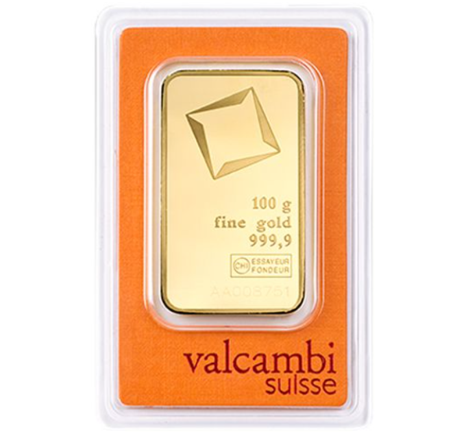 100 g Kuldkangi Valcambi