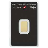 2g Gold Bar Argor Heraeus
