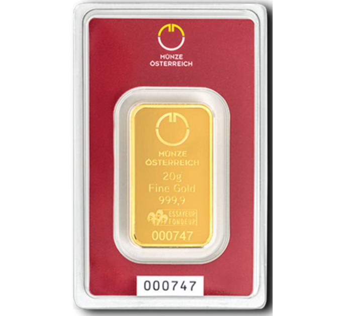 20g Kuldkangi Austrian Mint