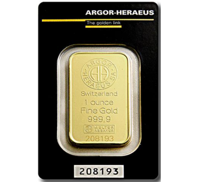 31,1g Kuldkangi Argor Heraeus