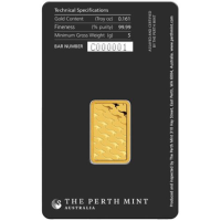 5g Gold Bar Perth Mint