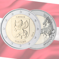 Latvia 2 euro UNC 2016 - Vidzeme