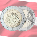 Latvia 2 euro UNC 2019 - The Rising Sun