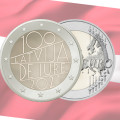 Läti 2 eurot UNC 2021 – Läti de iure 100