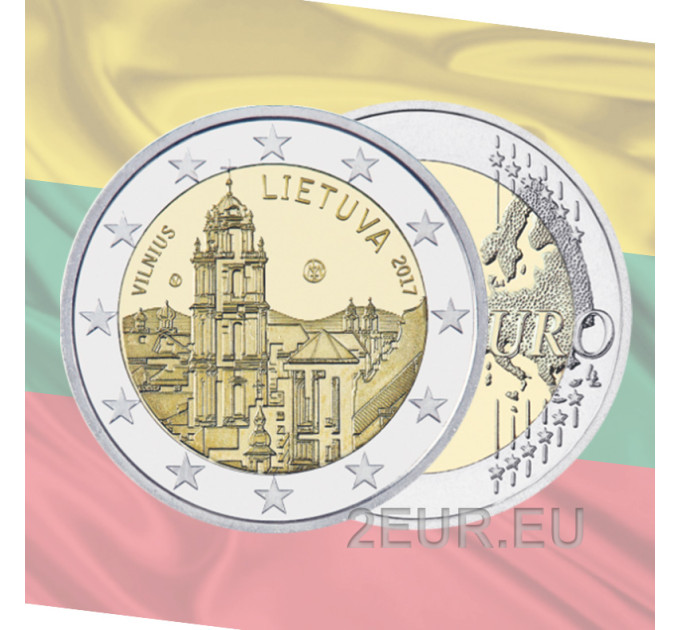 Leedu 2 eurot UNC 2017 - Vilnius