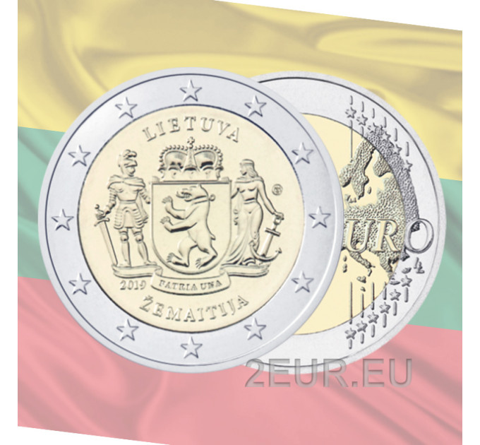 Lituania 2 euros UNC 2019 – Žemaitija