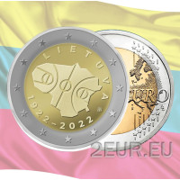 Литва 2 евро UNC 2022 - 100 лет баскетболу в Литве