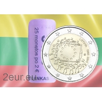 LITHUANIA 2 EURO 2015 - 30 YEARS OF THE EU FLAG