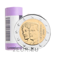 LUXEMBOURG 2 EURO 2009 - 90TH ANNIVERSARY OF GRAND DUCHESS CHARLOTTE'S ACCESSION TO THE THRONE r