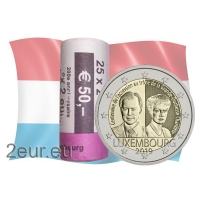 LUXEMBOURG 2 EURO 2019 - 100TH ANNIVERSARY OF THE ARRIVAL ON THE THRONE AND MARRIAGE OF GRAND DUCHESS CHARLOTTE