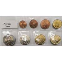 AUSTRIA 2004 - EURO COIN SET