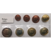 BELGIUM 2003- EURO COIN SET