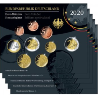 GERMANY 2020 - EURO COIN SET - BU