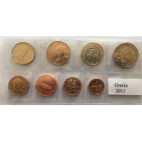 GREECE 2011 - EURO COIN SET