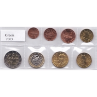 GREECE 2003 - EURO COIN SET