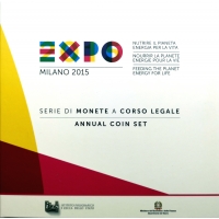 ITALY 2015 - EURO COIN SET - EXPO (BU)