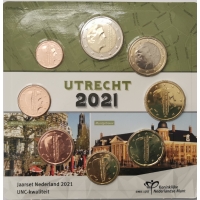 NETHERLANDS 2021 - EURO COIN SET UNC