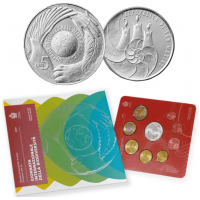 SAN MARINO 2021 - EURO COIN SET - international day biological diversity 