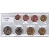 SLOVENIA 2009 - EURO COIN SET (UNC)