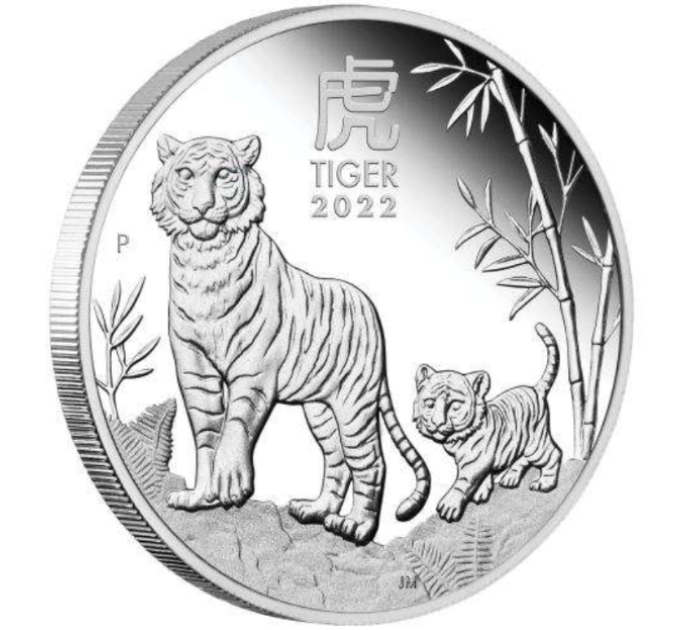 Austraalia 1 OZ BU 2022 – Tiigri aasta