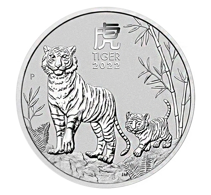 Austraalia 2 OZ BU 2022 – Tiigri aasta