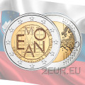 Sloveenia 2 eurot UNC 2015 – Emona asutamise 2000. aastapäev – Ljubljana