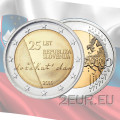 Sloveenia 2 eurot UNC 2016 – 25 aastat iseseisvust