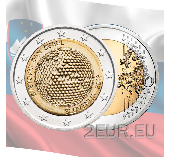 Sloveenia 2 eurot UNC 2018 – ülemaailmne mesilaste päev