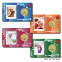 VATICAN 2023 - 50 CENT STAMP & COINCARD 