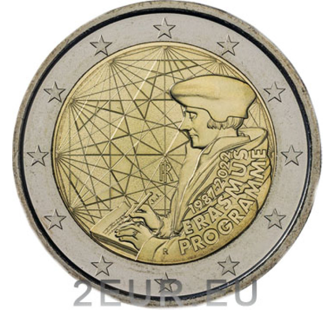 Italy 2 euro UNC 2022 - 35 Years of the Erasmus