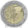 Литва 2 евро UNC 2022 - 35 лет Erasmus