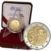 Slovakia 2 Euro proof 2022 - 35 Years of the Erasmus  