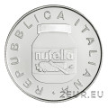 Itaalia 5 euro hõbe BU 2021 - Nutella Valge