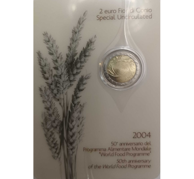 Itaalia 2 euro BU 2004 – 40 aastat maailma toiduprogrammi
