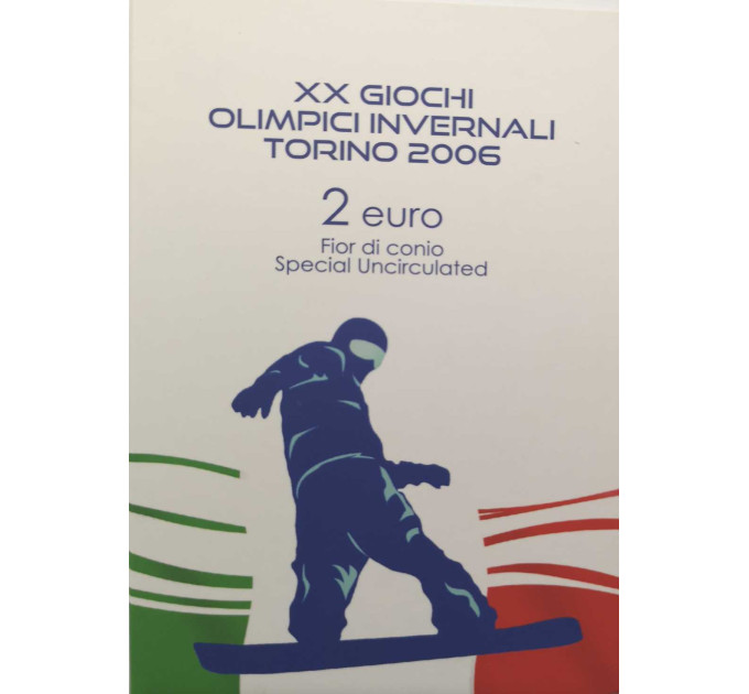 Itaalia 2 euro BU 2006 – Torino taliolümpiamängud