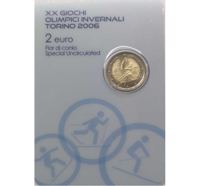 Itaalia 2 euro BU 2006 – Torino taliolümpiamängud