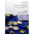Italy 2 euro BU 2009 - 10th Anniversary EMU