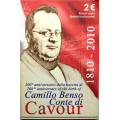 Itaalia 2 euro BU 2010 – 200. aastapäev Camillo Benso krahv Cavouri sünnist