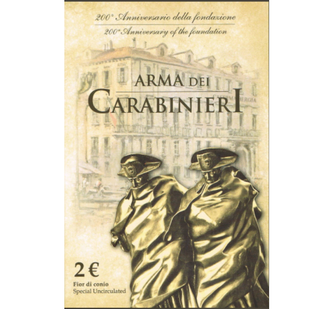 Itaalia 2 euro BU 2014 – KARABINIERID