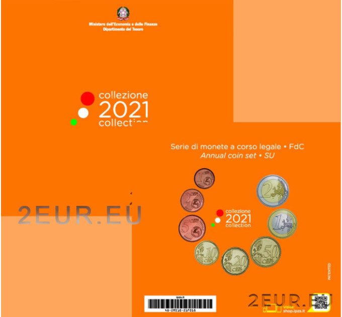 Itaalia Euro komplekt BU 2021